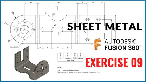 sheet metal design fusion 360|autodesk fusion 360 sheet metal tutorial.